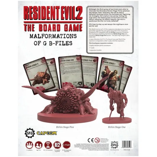 Resident Evil 2: The Board Game - Malformations of G: B-Files Expansion