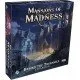 Mansions of Madness Beyond the Threshold expansion box art featuring a dark ritual and mysterious investigators