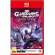 Nintendo Switch 2 game case for Marvel's Guardians of the Galaxy Encore Edition showing Star-Lord, Gamora, Drax, Rocket, and Groot in glam rock outfits