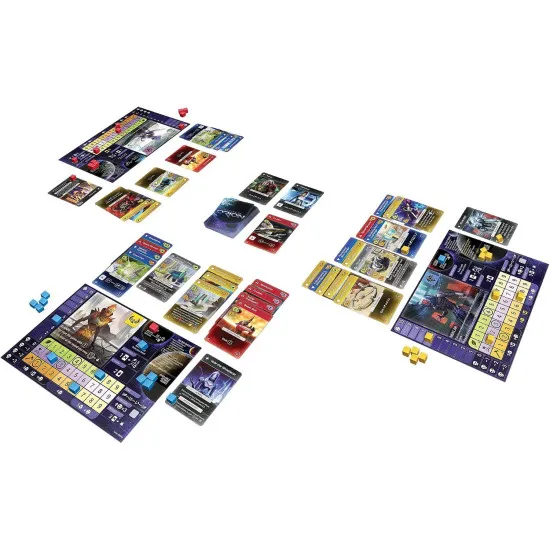 Master of Orion board game box featuring galactic space civilisation conquest artwork with alien races and interstellar empire design