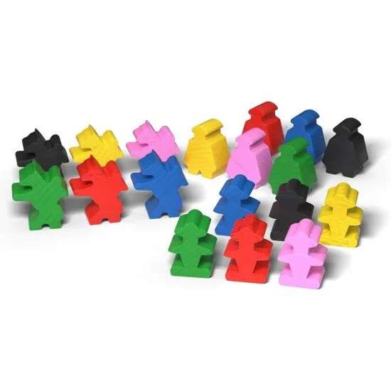 Carcassonne Messenger & Mayor Expansion box showing the mayor, messenger, and scarecrow meeples