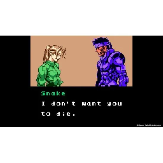 Nintendo Switch retail box for MGS Master Collection Vol 2 with Day One Edition banner