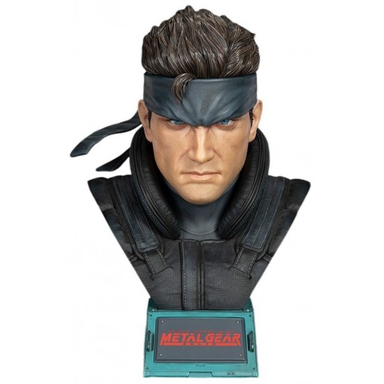 Metal Gear Solid Resin Statue - Solid Snake Life-Size Bust