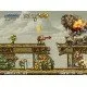 Marco Rossi piloting the iconic Metal Slug tank and blasting through enemy fortifications