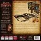 The box art for the Mice and Mystics board game, showing a small mouse hero holding a sword, facing off against a giant spider in a castle environment. Miniatures of other characters and enemies are also visible.