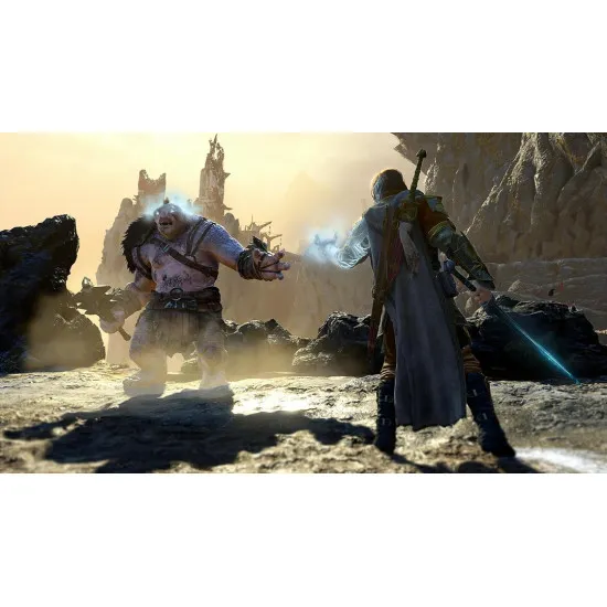 Nintendo Switch 2 game case for Middle-earth The Shadow Bundle featuring Talion and Celebrimbor