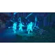 A Nintendo Switch 2 game case featuring a squad of four blocky heroes clad in glowing diamond and netherite armour clashing with an army of brand new shadow mobs inside a glowing portal chamber