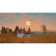 Nintendo Switch 2 game case for Minecraft showing iconic blocky landscapes, Steve, and Alex building structures