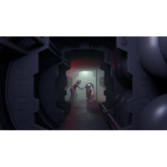 A digital Monopoly board themed with Star Wars planets and characters like Darth Maul and Princess Leia