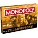 Monopoly Yellowstone Edition board game box featuring the Dutton family and custom metal cowboy tokens