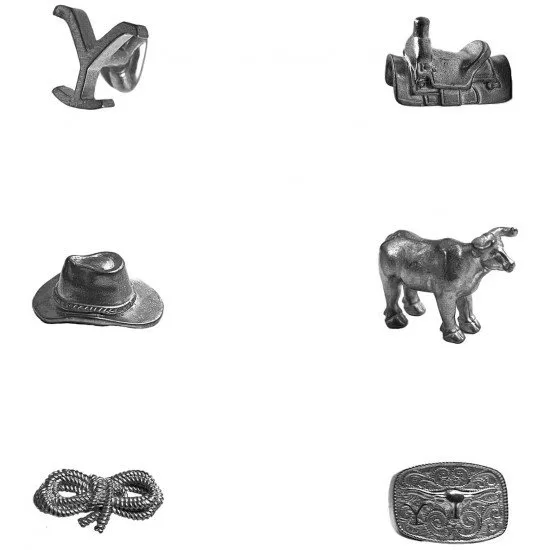 Monopoly Yellowstone Edition board game box featuring the Dutton family and custom metal cowboy tokens