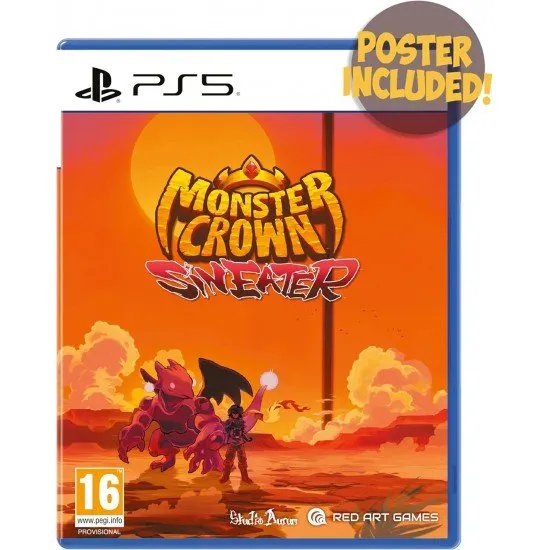 A PlayStation 5 game case showcasing a detailed, dark fantasy landscape filled with monstrous silhouettes and ancient, hidden ruins
