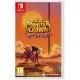 A Nintendo Switch game case featuring dark, textured pixel artwork of mysterious crown nation environments and powerful monster sprites