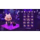 A Nintendo Switch 2 game case showcasing a cute anime style vampire character tending to a glowing purple pumpkin patch outside a haunted Victorian cottage under a starry night sky