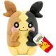Official Pokémon Morpeko 20cm plush soft toy front view showing Full Belly Mode embroidered detail in ultra-soft premium fabric