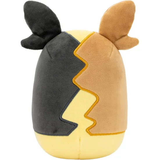Official Pokémon Morpeko 20cm plush soft toy front view showing Full Belly Mode embroidered detail in ultra-soft premium fabric