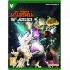 My Hero Academia: All's Justice Xbox Series X box art showing Deku, Bakugo, and Shigaraki in their final, powered-up forms ready for 3v3 combat