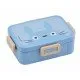 My Neighbor Totoro Middle Totoro Bento Box Skater 650ml My Neighbor Totoro 4 Locks Bento Box featuring the Middle Totoro design with four clips securing the lid