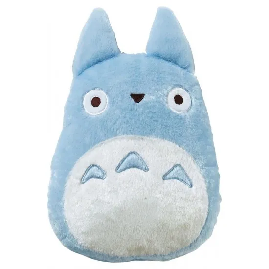 My Neighbor Totoro Blue Totoro Cushion Marushin Studio Ghibli My Neighbor Totoro Blue Totoro Plush Cushion, showing a soft, blue cushion shaped like the Blue Totoro character