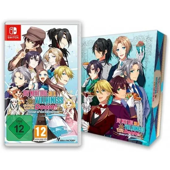 Nintendo Switch game box for My Next Life As A Villainess Limited Edition showing Catarina and her companions