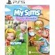 MySims: Cozy Bundle video game cover art showing multiple adorable MySims characters from both games in a charming, colorful setting (PS5 cover)
