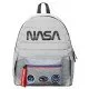 NASA Patches Backpack showing the main bag and the detachable bum bag/fanny pack featuring the NASA Worm logo and printed patches