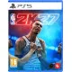 PlayStation 5 game case for NBA 2K27 showcasing dramatic arena lighting and elite basketball player gameplay action