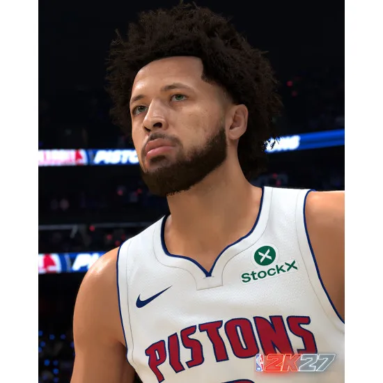 Xbox Series X game case for NBA 2K27 featuring dynamic action artwork of an NBA star in a basketball arena