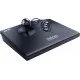 The classic black NEOGEO arcade stick with a ball-top joystick and four-button layout alongside its wireless dongle