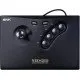 The classic black NEOGEO arcade stick with a ball-top joystick and four-button layout alongside its wireless dongle