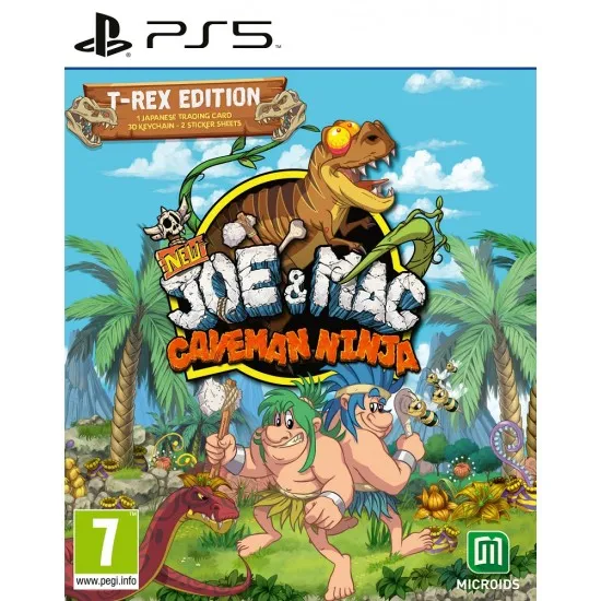 New Joe & Mac: Caveman Ninja - T-Rex Edition (PS5)