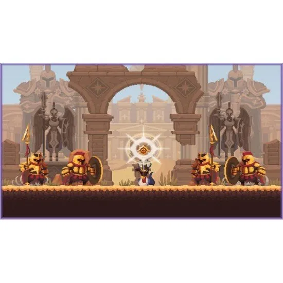 The protagonist battling a swarm of shadowy creatures in a distorted, gothic dreamscape