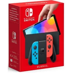 Nintendo Switch OLED Console - Neon Red/Neon Blue