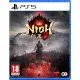 Nioh 3 PS5 box art showing a samurai/ninja character fighting formidable yokai in a dark, stylized open field setting
