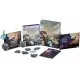 Nordic Ashes Complete Saga Collector's Edition PS5 The box art for the game Nordic Ashes: The Complete Saga Collector's Edition on PlayStation 5, showing a hero and the included physical extras like the artbook and keychain.