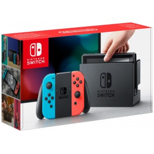 Nintendo Switch Console - Neon Red/Neon Blue Nintendo Switch Console - Neon Red/Neon Blue