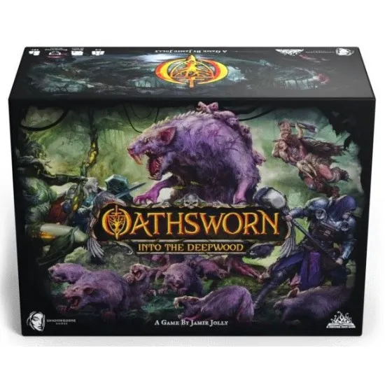 Oathsworn: Into the Deepwood narrative campaign board game with miniature combat for 1-4 players