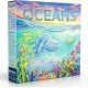 Oceans board game box showing a complex, vivid illustration of marine life and deep-sea creatures