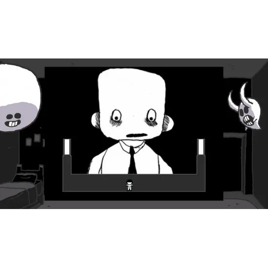OFF (Switch) The box art for the game OFF on Nintendo Switch, featuring the main character, The Batter, in a black and white world.