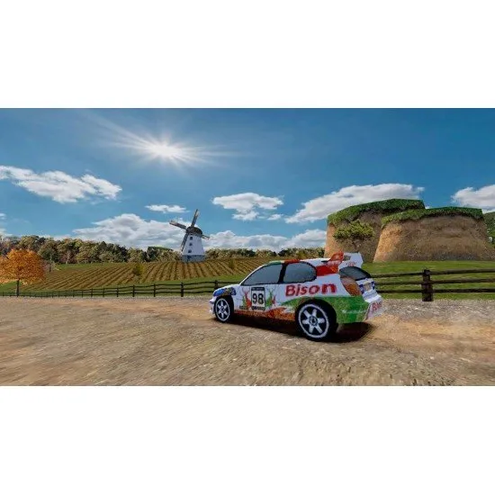 Old School Rally Special Edition PS5 Meridiem Games Old School Rally Special Edition PS5 box art showing a rally car drifting on a dirt track with retro graphics