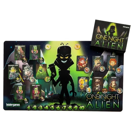 One Night: Ultimate Alien fast-paced alien deduction card game