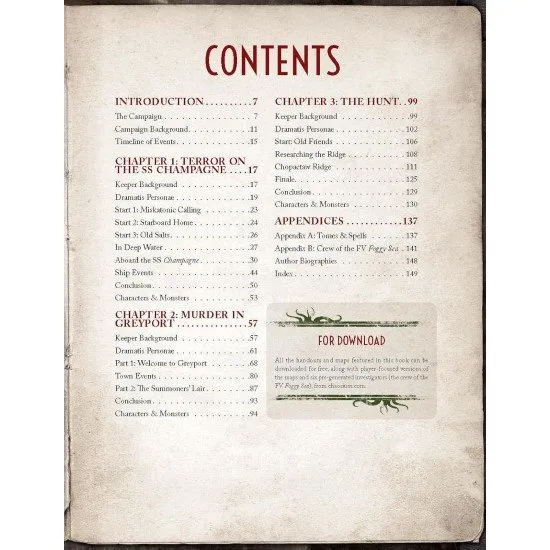 Call of Cthulhu RPG: 7th Edition - The Order of the Stone