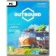 Outbound PC box art featuring a modular electric camper van in a lush, colourful landscape