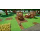 A PlayStation 5 game case showing a cartoon monarch wearing a glowing crown while holding a massive wooden tavern over their head above a bustling fantasy village