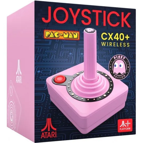 Pac-Man CX40+ Wireless Joystick - Pink