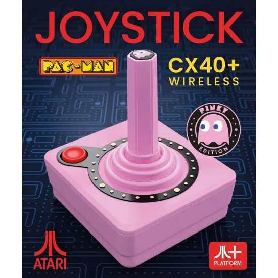 Pac-Man CX40+ Wireless Joystick - Pink