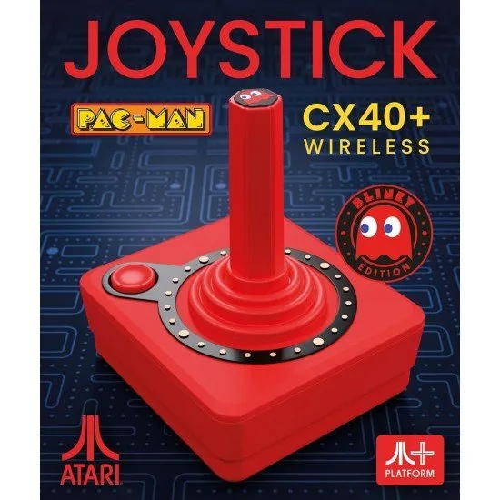 Pac-Man CX40+ Wireless Joystick - Red