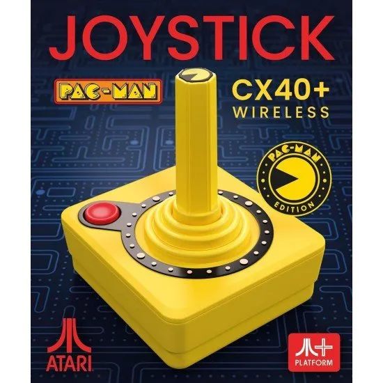 Pac-Man CX40+ Wireless Joystick - Yellow