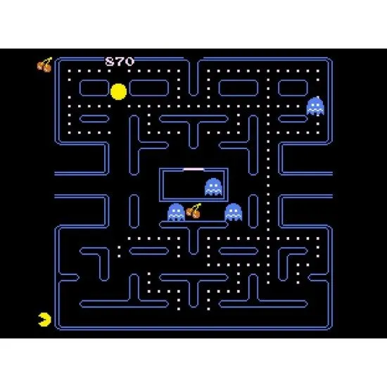 PAC-MAN Double Feature Atari 7800 Classic Arcade PAC-MAN Double Feature Atari 7800 game box art showing both Pac-Man and Ms. Pac-Man characters in their respective mazes