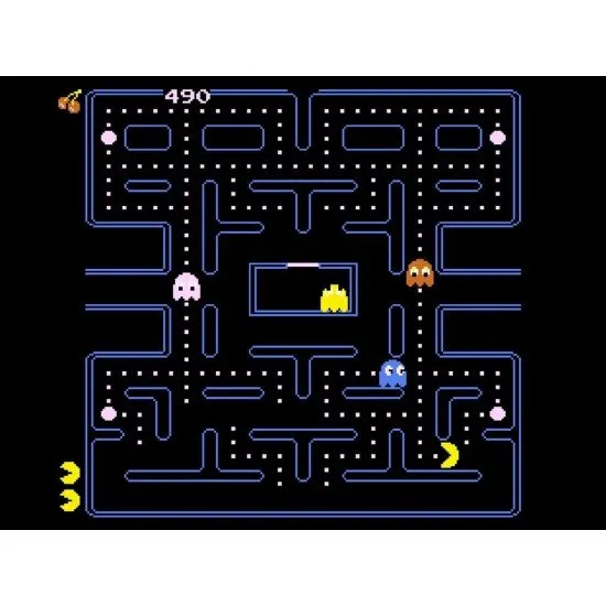 PAC-MAN Double Feature Atari 7800 Classic Arcade PAC-MAN Double Feature Atari 7800 game box art showing both Pac-Man and Ms. Pac-Man characters in their respective mazes